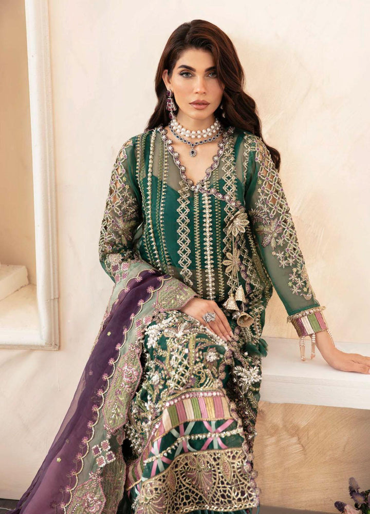 Celebrations By Elaf Embroidered  Suits Unstitched 3 Piece EF23C ECH-07 Ayzel - Luxury Collection