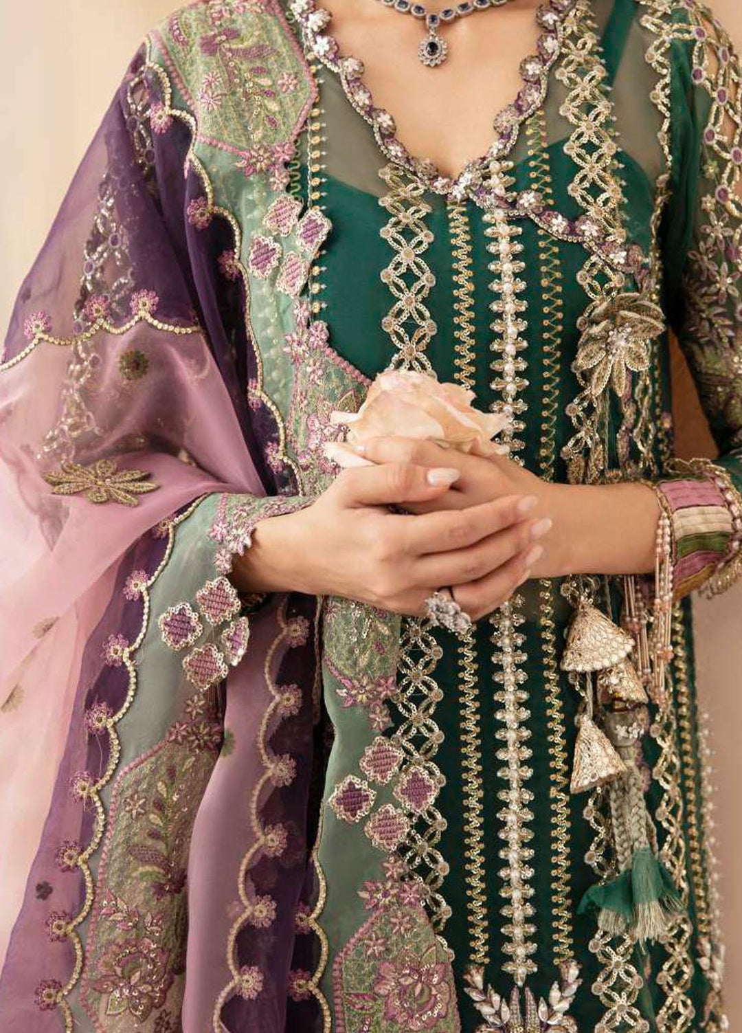 Celebrations By Elaf Embroidered  Suits Unstitched 3 Piece EF23C ECH-07 Ayzel - Luxury Collection