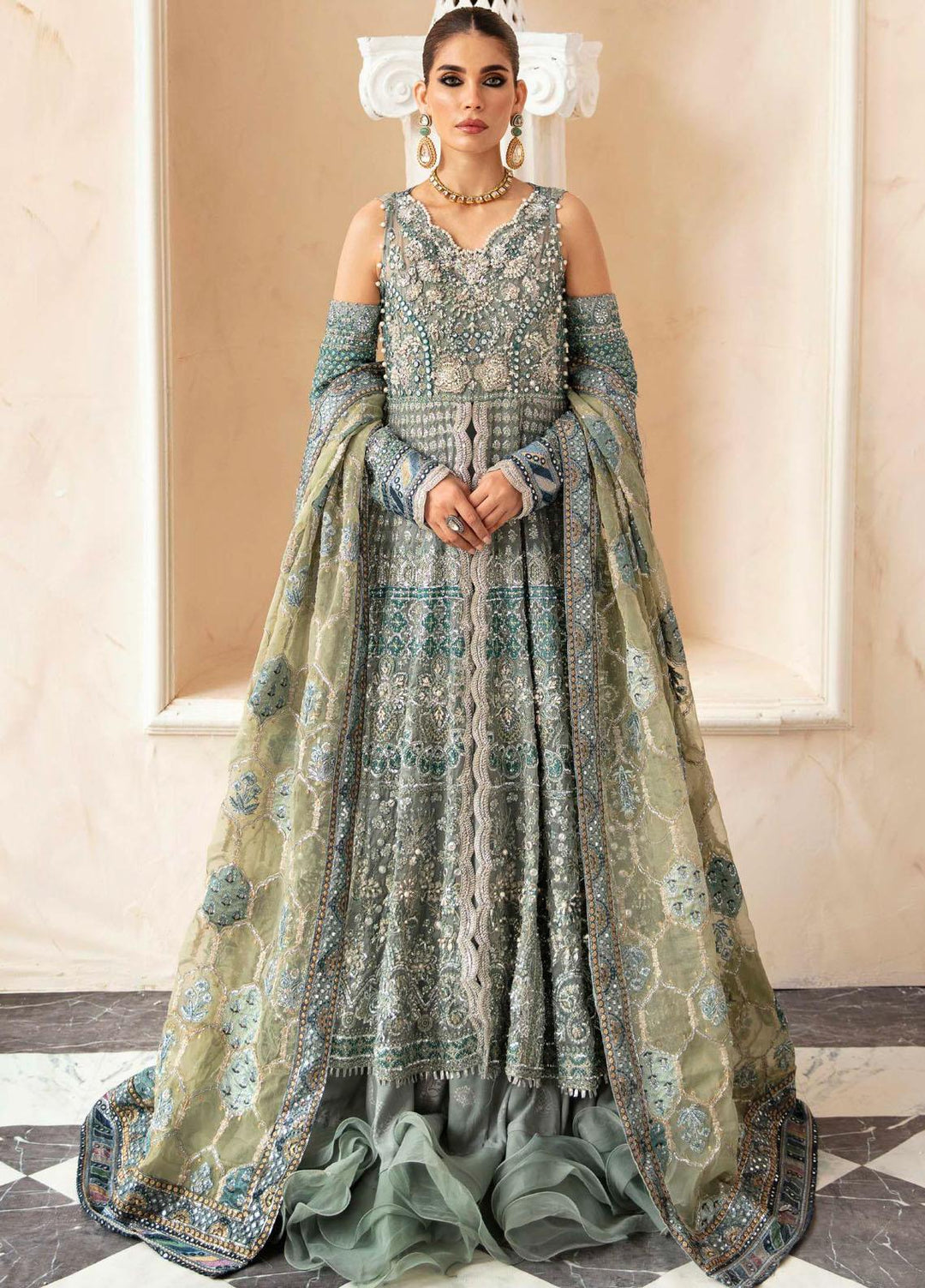 Celebrations By Elaf Embroidered  Suits Unstitched 3 Piece EF23C ECH-09 Nyra - Luxury Collection