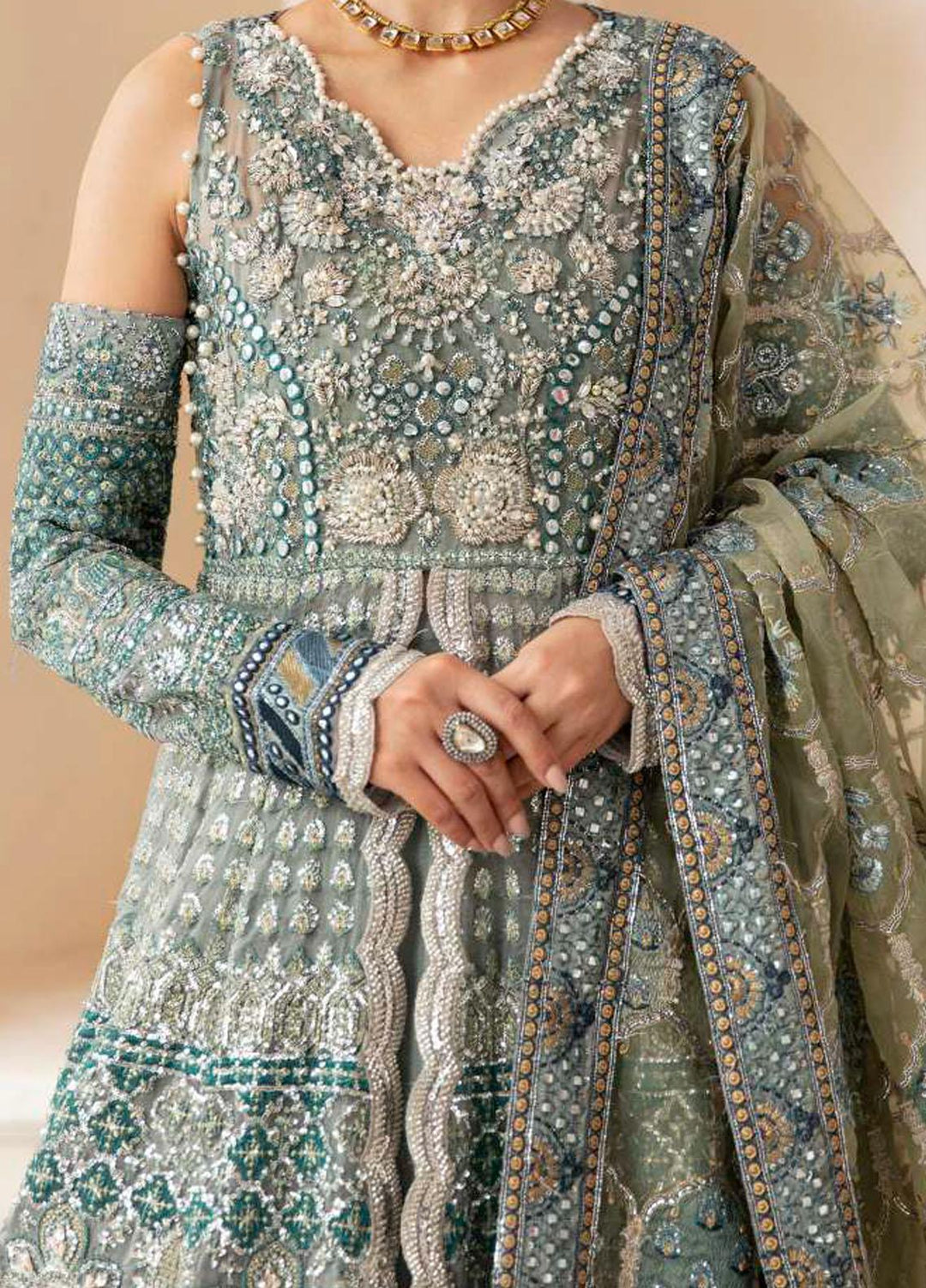 Celebrations By Elaf Embroidered  Suits Unstitched 3 Piece EF23C ECH-09 Nyra - Luxury Collection