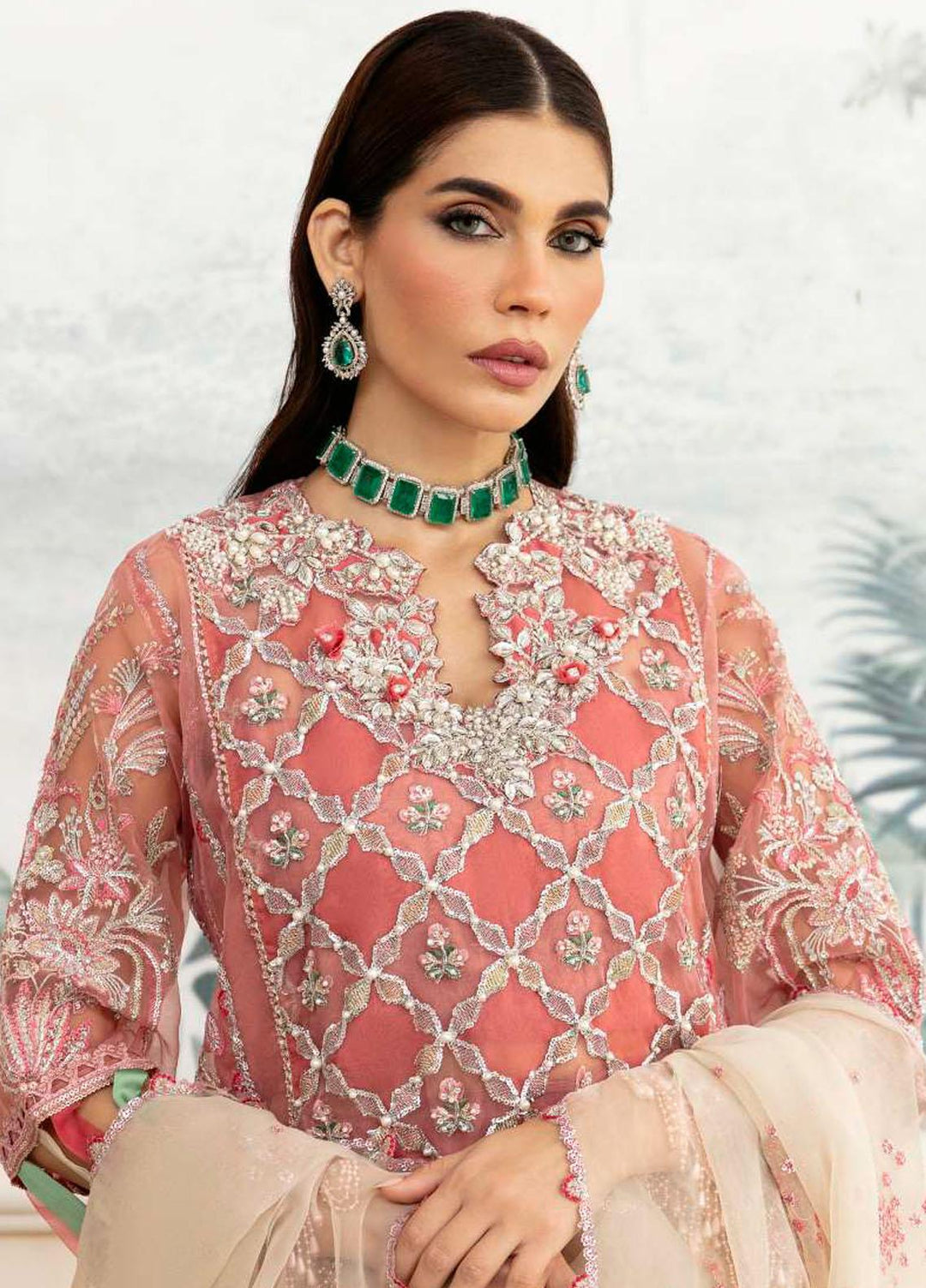 Celebrations By Elaf Embroidered  Suits Unstitched 3 Piece EF23C ECH-10 Heer - Luxury Collection