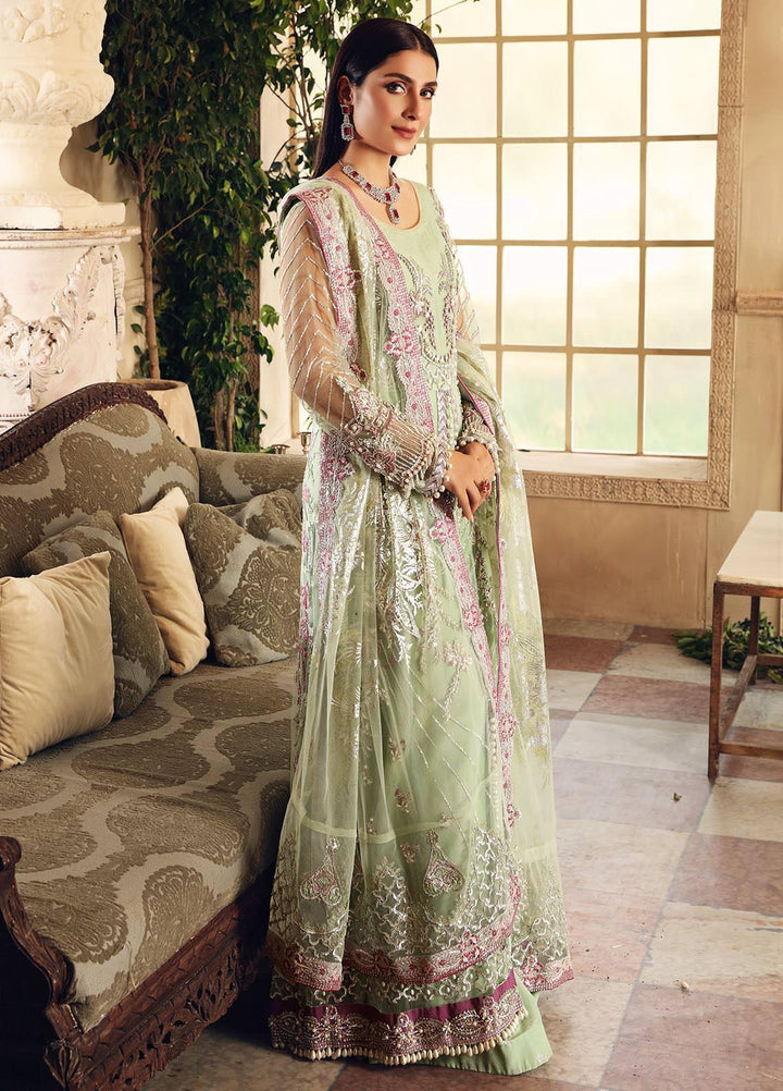 Celebrations by Elaf Embroidered Net Suits Unstitched 3 Piece EL21CB EPC-02 Margarita - Luxury Collection
