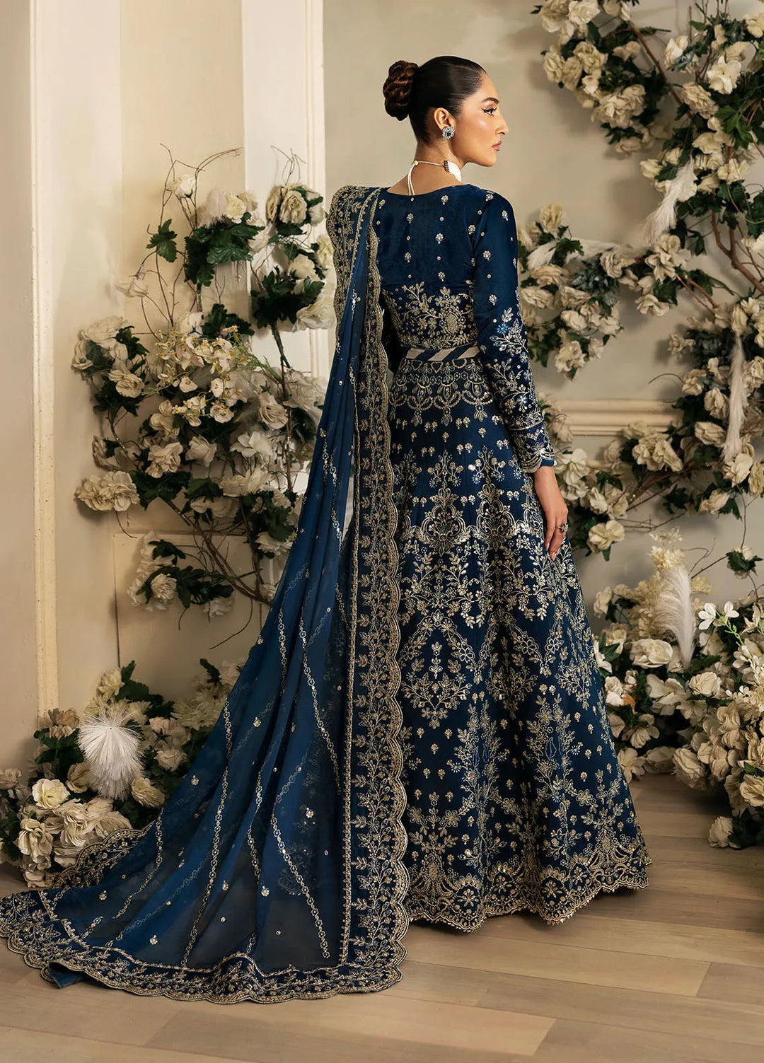 Celeste by Gulaal Embroidered Velvet Suit Unstitched 3 Piece GL-UV-24-02 Haza - Formal Collection