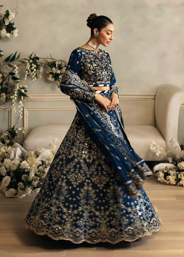 Celeste by Gulaal Embroidered Velvet Suit Unstitched 3 Piece GL-UV-24-02 Haza - Formal Collection