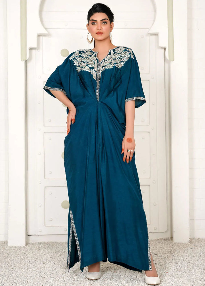 Celeste by Hadia Batool Pret Embroidered Raw Silk 1 Piece Suit Kiyara