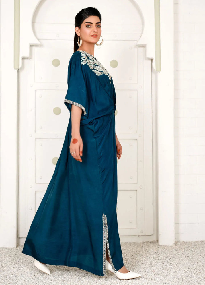 Celeste by Hadia Batool Pret Embroidered Raw Silk 1 Piece Suit Kiyara