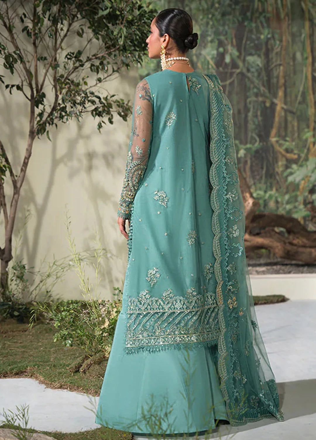 Celeste by Saffron Embroidered Net Suits Unstitched 3 Piece SFR24C Daria - Festive Collection