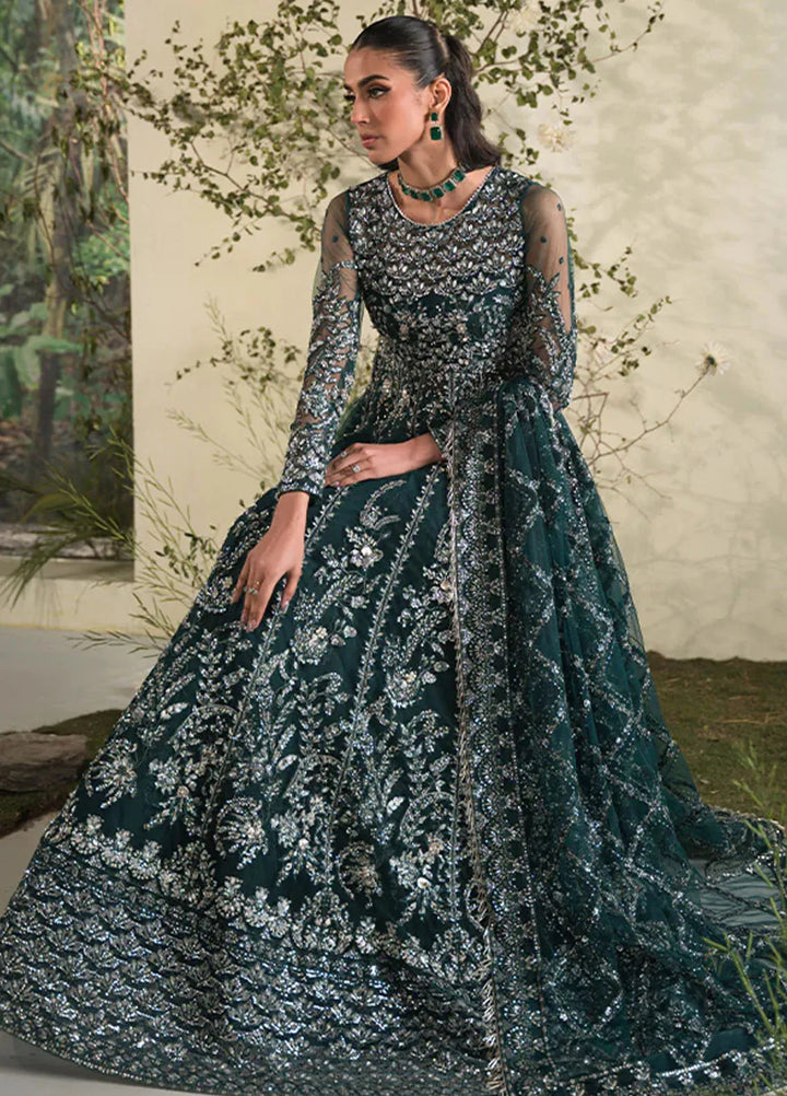 Celeste by Saffron Embroidered Net Suits Unstitched 3 Piece SFR24C Mehri - Festive Collection