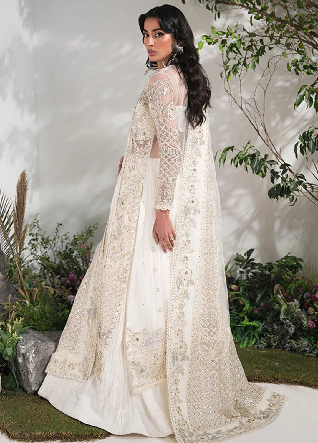 Celeste by Saffron Embroidered Organza Suits Unstitched 3 Piece SFR24C Camille - Festive Collection