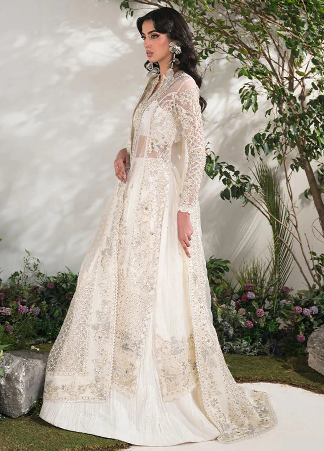 Celeste by Saffron Embroidered Organza Suits Unstitched 3 Piece SFR24C Camille - Festive Collection