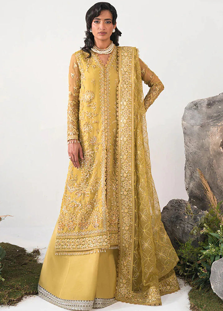 Celeste by Saffron Embroidered Organza Suits Unstitched 3 Piece SFR24C Elmira - Festive Collection