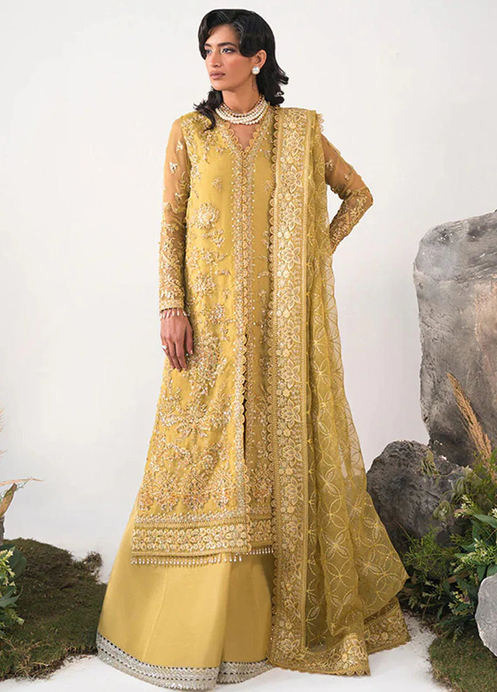 Celeste by Saffron Embroidered Organza Suits Unstitched 3 Piece SFR24C Elmira - Festive Collection