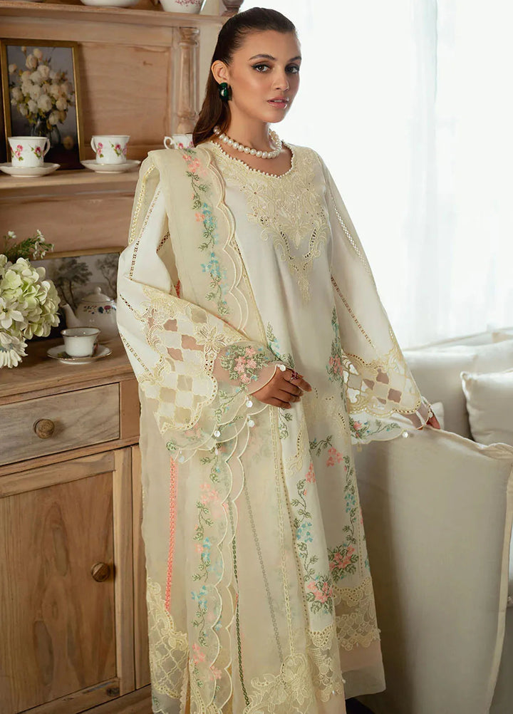 Celine By Faiza Faisal Embroidered Lawn Suit Unstitched 3 Piece FFX24E Bella - Summer Collection