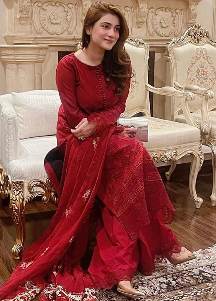 Celine By Faiza Faisal Embroidered Lawn Suit Unstitched 3 Piece FFX24E Zuha - Summer Collection