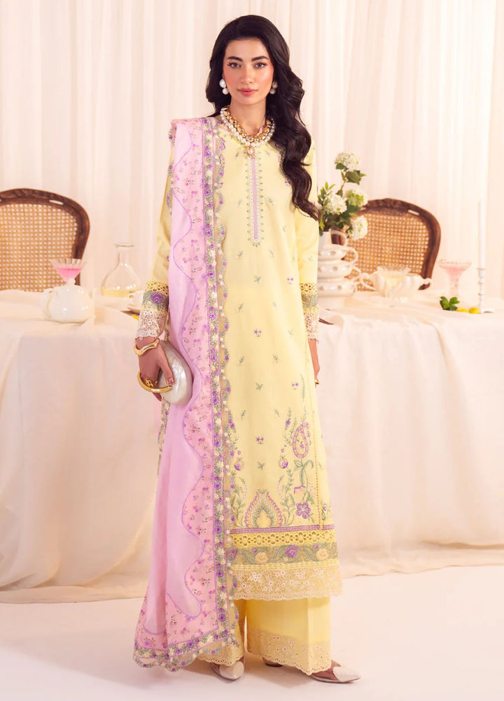 Celine by Faiza Faisal Embroidered Lawn Suits Unstitched 3 Piece FF25CE Celia - Summer Collection