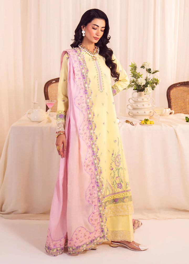 Celine by Faiza Faisal Embroidered Lawn Suits Unstitched 3 Piece FF25CE Celia - Summer Collection