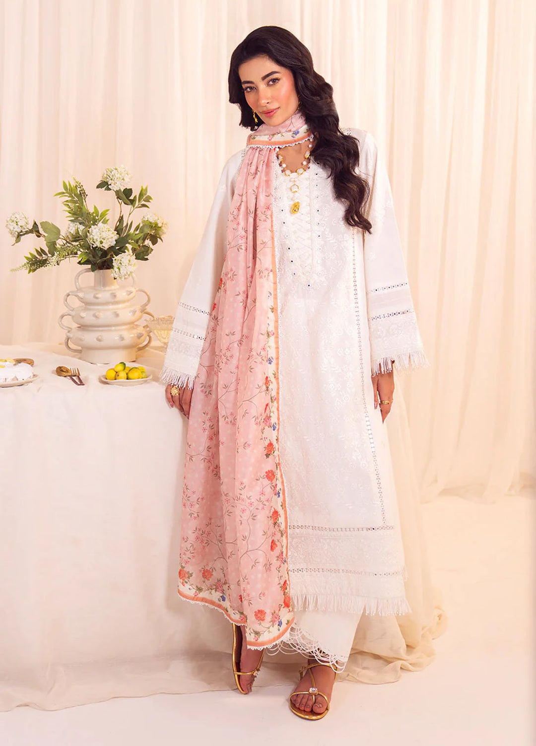 Celine by Faiza Faisal Embroidered Lawn Suits Unstitched 3 Piece FF25CE Daria - Summer Collection