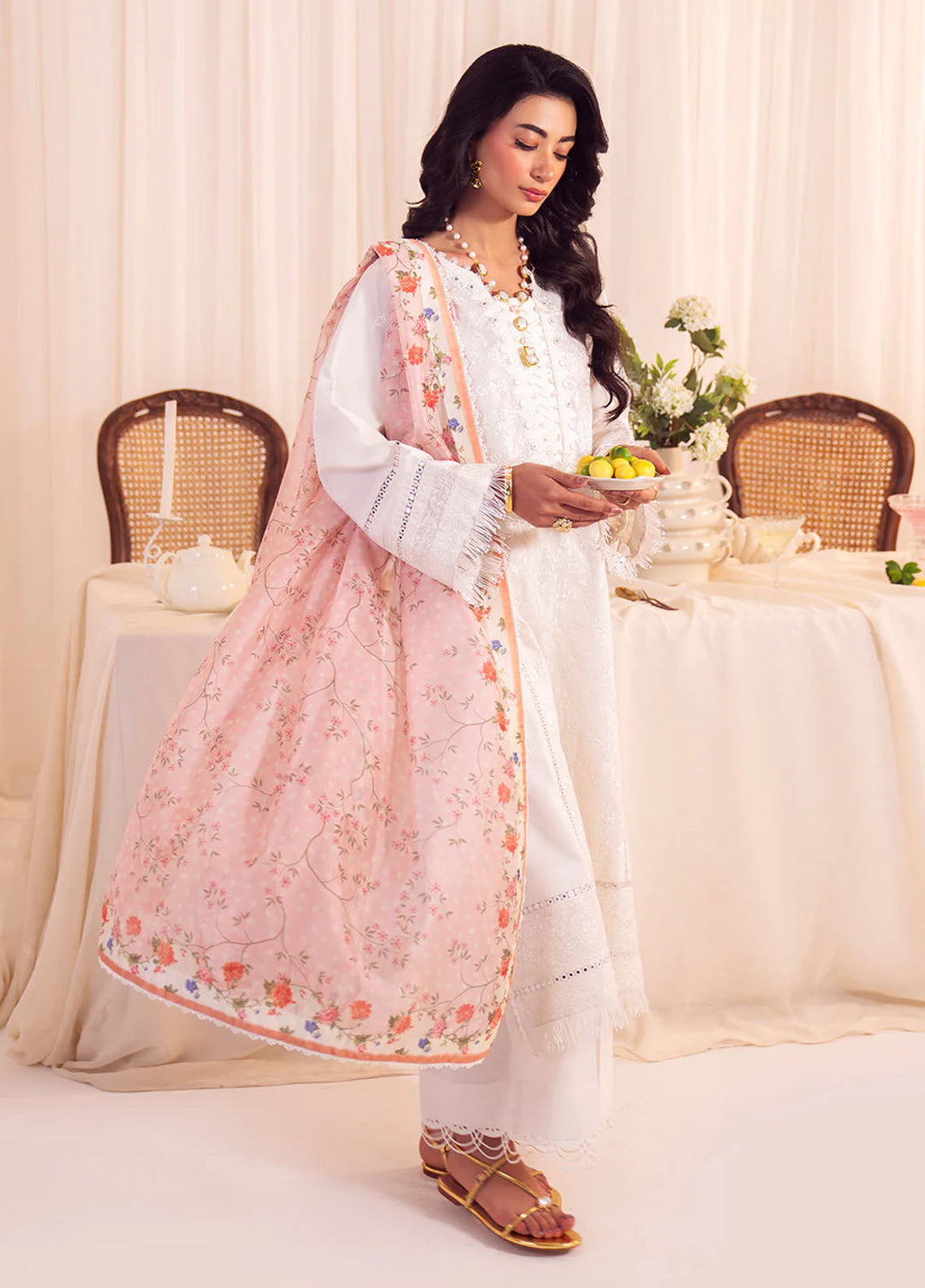 Celine by Faiza Faisal Embroidered Lawn Suits Unstitched 3 Piece FF25CE Daria - Summer Collection
