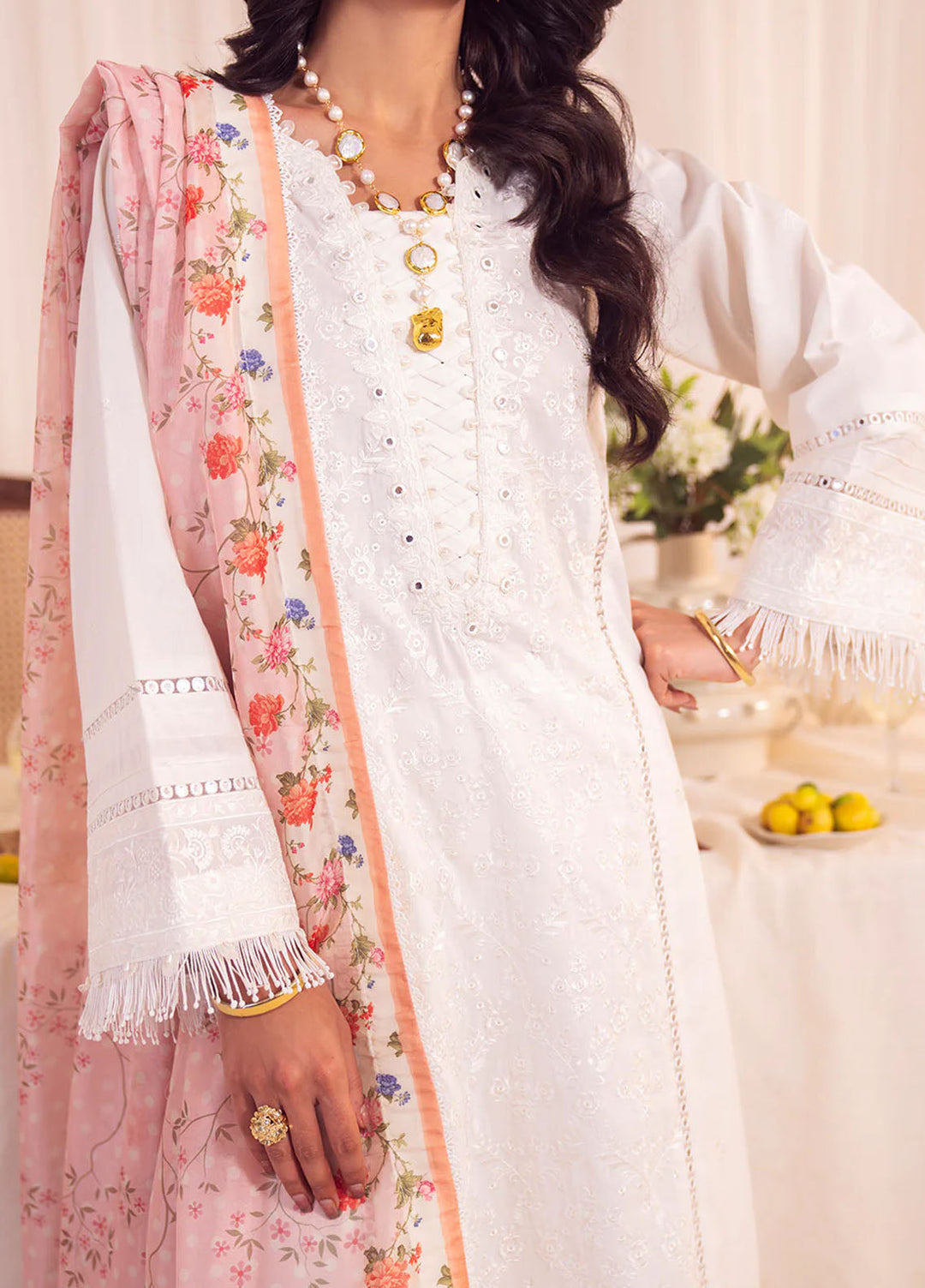 Celine by Faiza Faisal Embroidered Lawn Suits Unstitched 3 Piece FF25CE Daria - Summer Collection