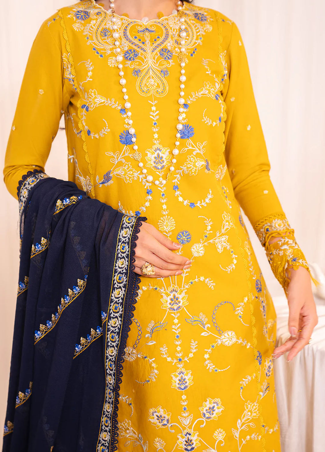 Celine by Faiza Faisal Embroidered Lawn Suits Unstitched 3 Piece FF25CE Freya - Summer Collection