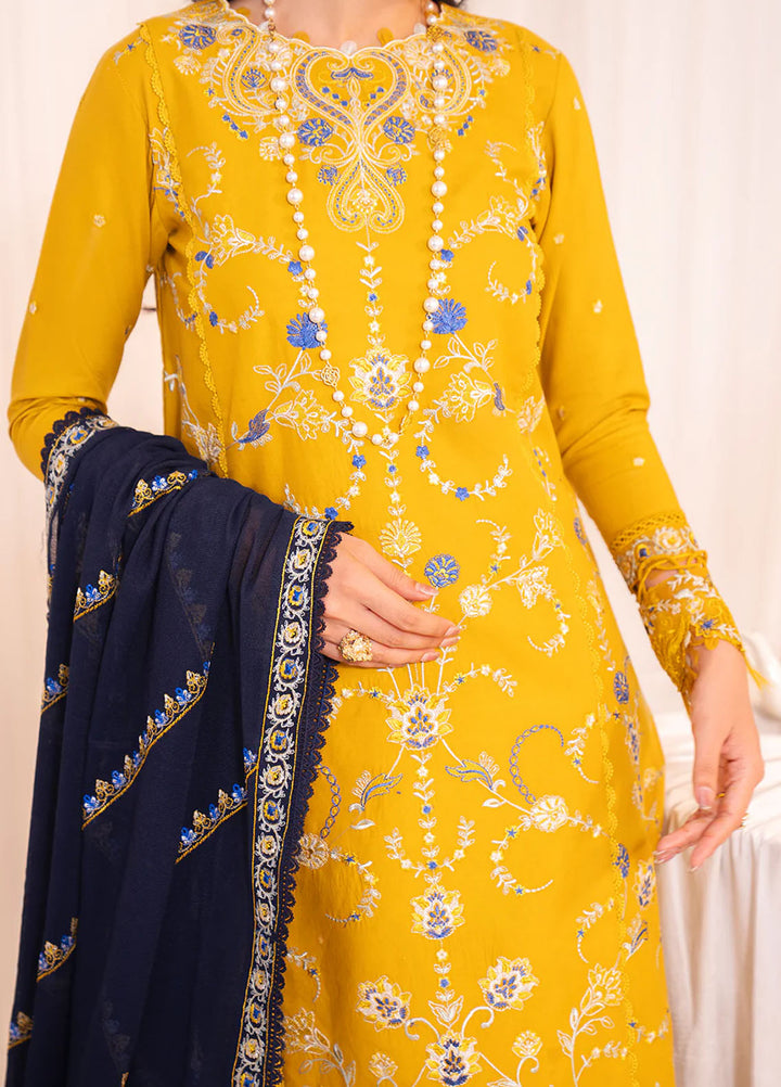 Celine by Faiza Faisal Embroidered Lawn Suits Unstitched 3 Piece FF25CE Freya - Summer Collection