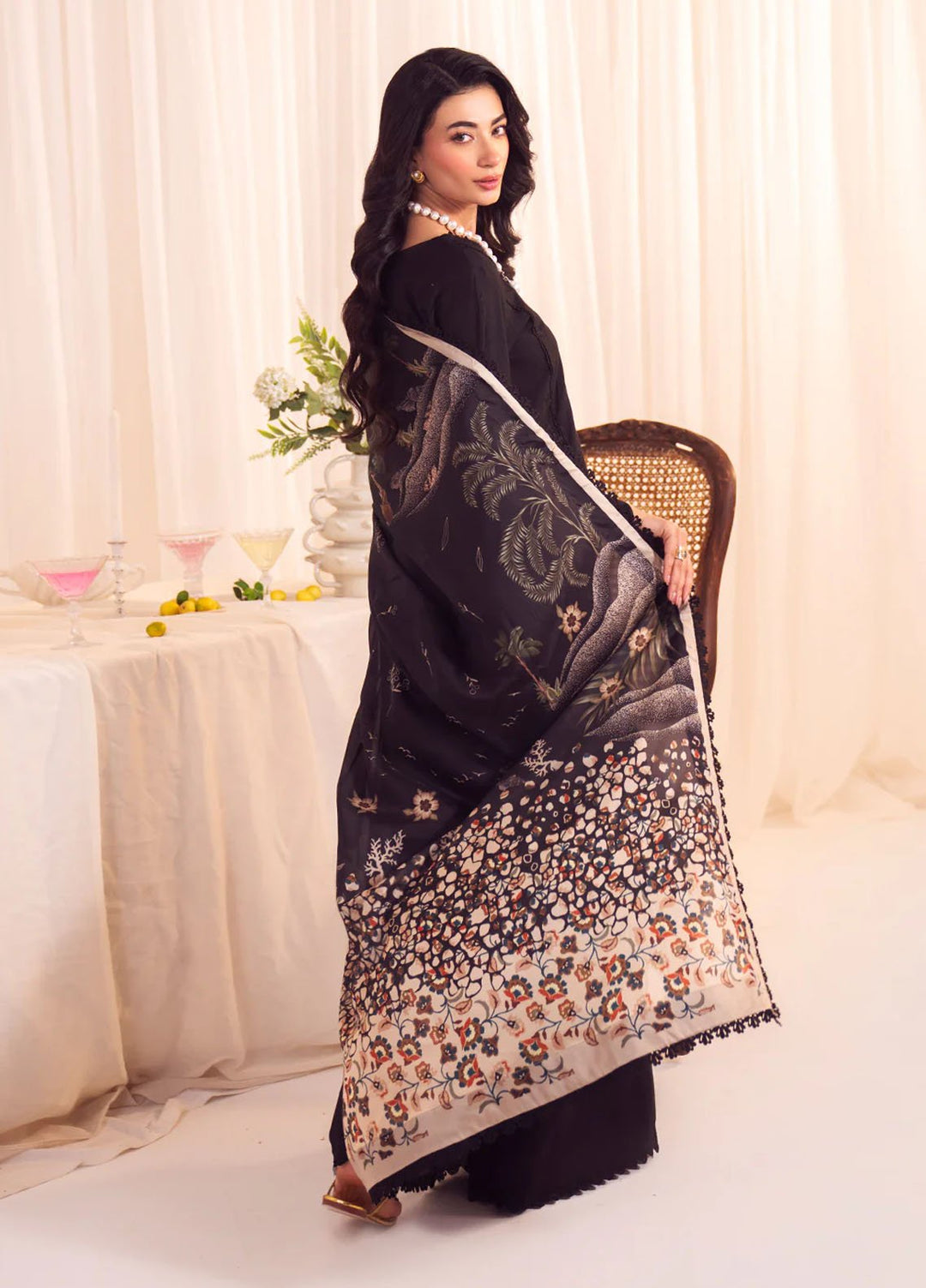 Celine by Faiza Faisal Embroidered Lawn Suits Unstitched 3 Piece FF25CE Greta - Summer Collection