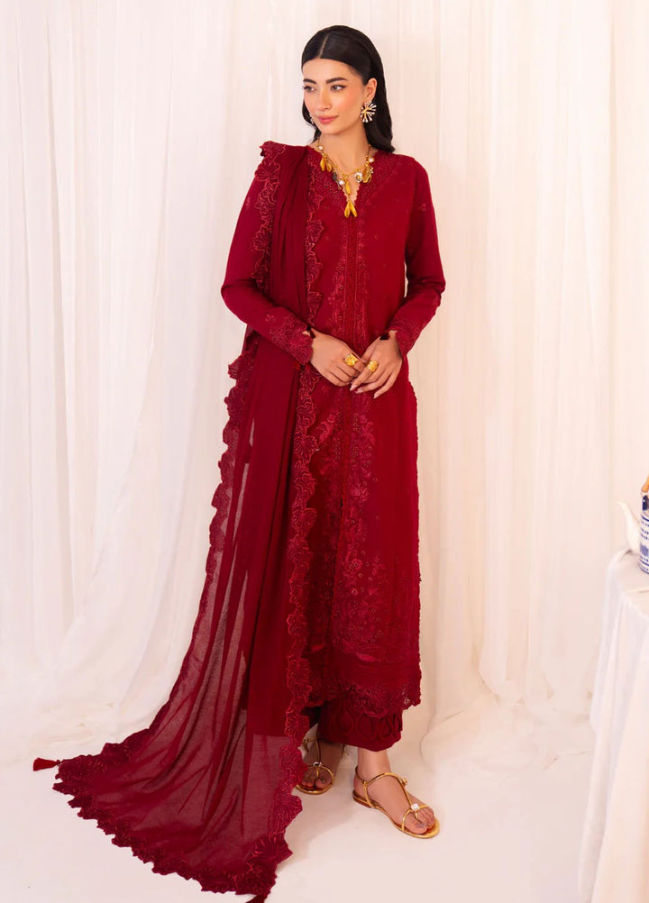 Celine by Faiza Faisal Embroidered Lawn Suits Unstitched 3 Piece FF25CE Maren - Summer Collection