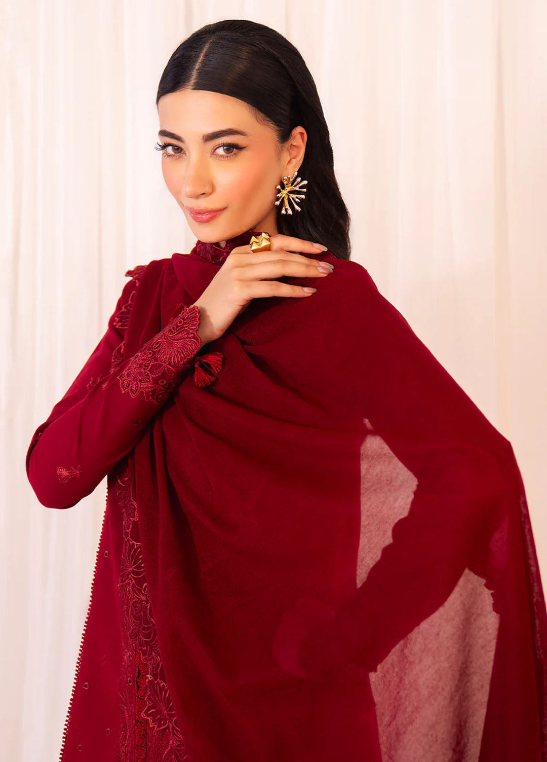 Celine by Faiza Faisal Embroidered Lawn Suits Unstitched 3 Piece FF25CE Maren - Summer Collection