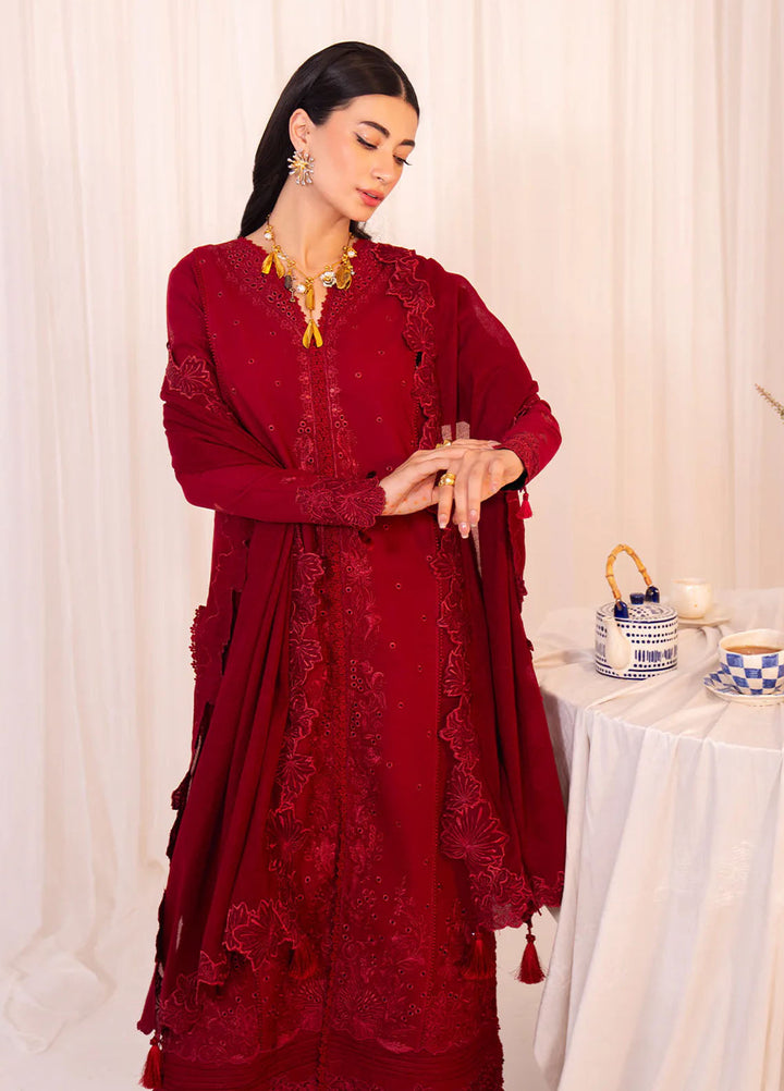 Celine by Faiza Faisal Embroidered Lawn Suits Unstitched 3 Piece FF25CE Maren - Summer Collection