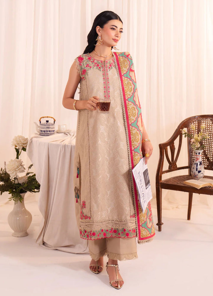 Celine by Faiza Faisal Embroidered Lawn Suits Unstitched 3 Piece FF25CE Neha - Summer Collection