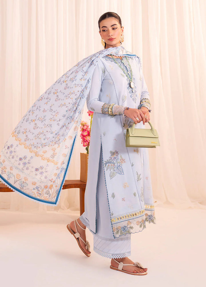Celine by Faiza Faisal Embroidered Lawn Suits Unstitched 3 Piece FF25CE Romy - Summer Collection