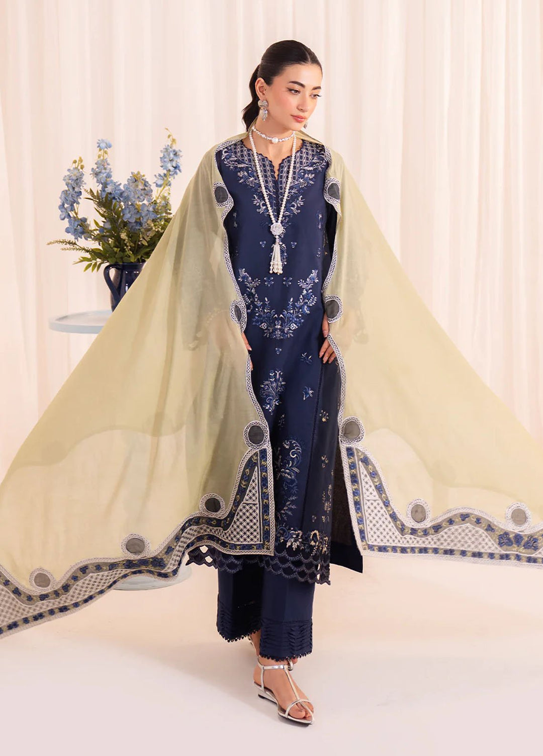Celine by Faiza Faisal Embroidered Lawn Suits Unstitched 3 Piece FF25CE Sofie - Summer Collection