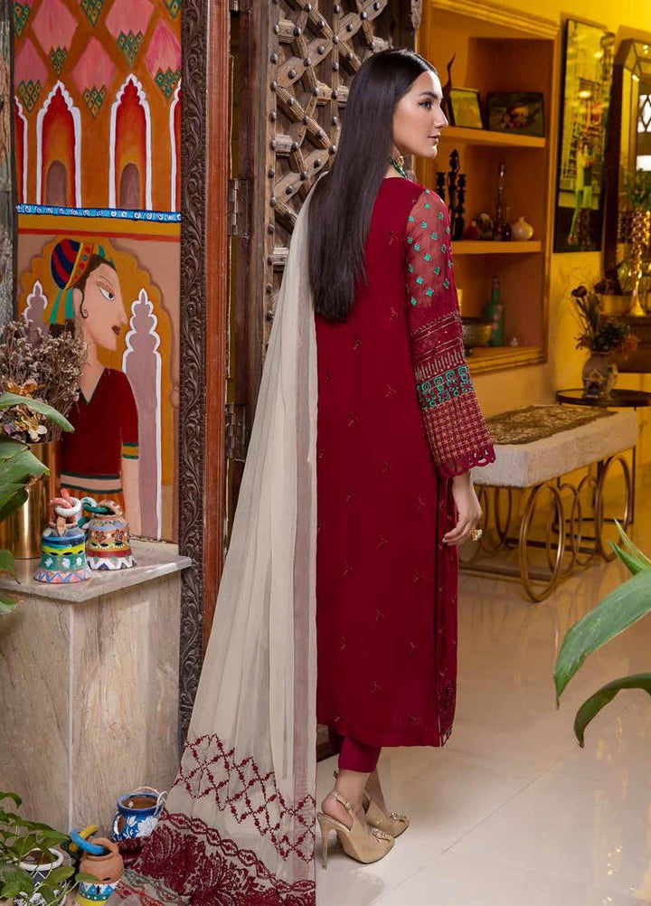 Celine By Charizma Embroidered Chiffon Suits Unstitched 3 Piece CRZ21CC CCE-01 - Luxury Collection