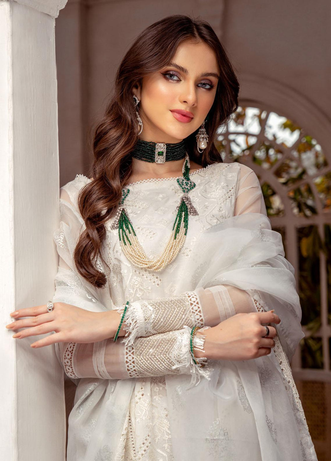 Maryum N Maria Pret Embroidered Lawn 3 Piece MNM22CC MLRF-32 Rosette
