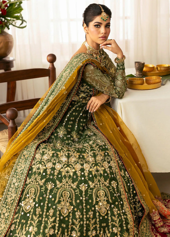 Chaandni by Gulaal Embroidered Organza Suits Unstitched 4 Piece GL24CH D-04 Maahru - Wedding Collection