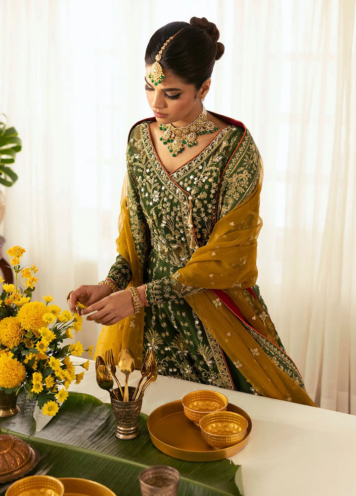 Chaandni by Gulaal Embroidered Organza Suits Unstitched 4 Piece GL24CH D-04 Maahru - Wedding Collection