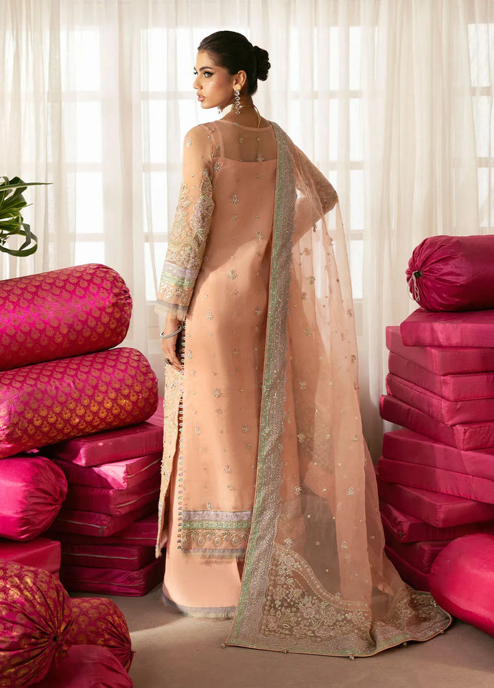 Chaandni by Gulaal Embroidered Organza Suits Unstitched 4 Piece GL24CH D-06 Raniya - Wedding Collection