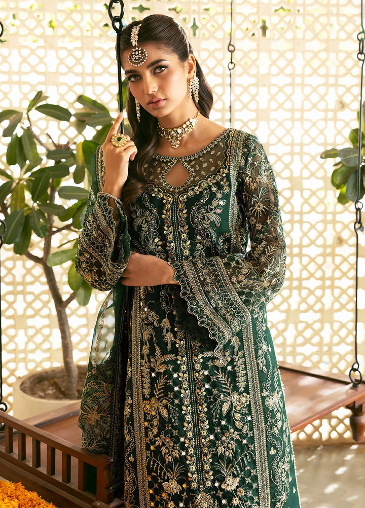 Chaandni by Gulaal Embroidered Organza Suits Unstitched 4 Piece GL24CH D-07 Zayra - Wedding Collection