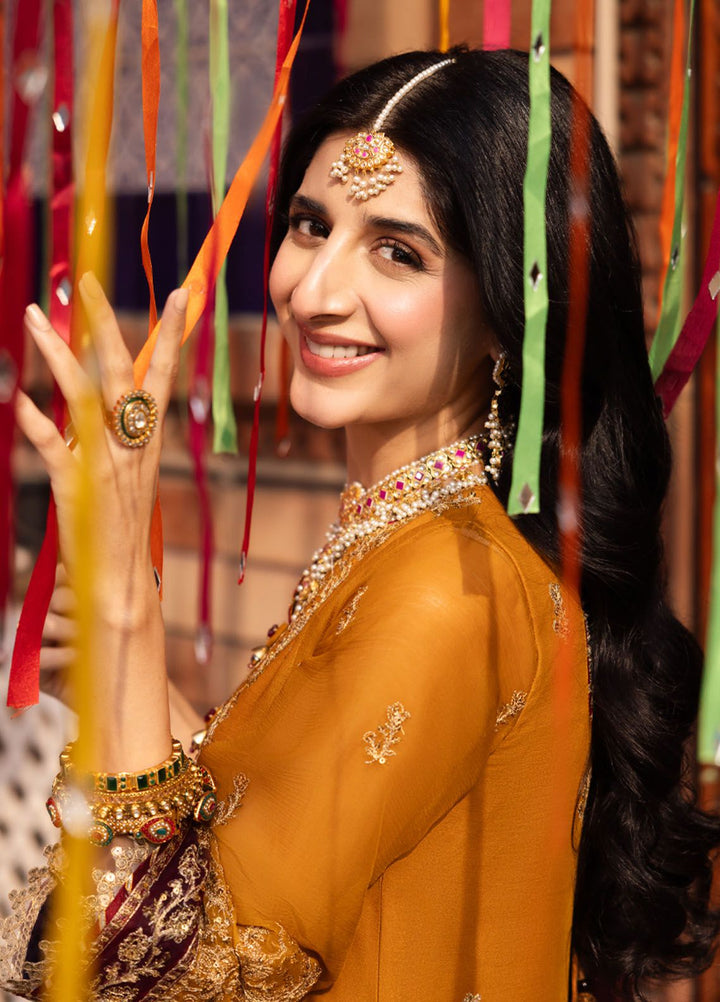 Chamak Damak by Asim Jofa Embroidered Chiffon Suits Unstitched 3 Piece AJ24CD AJCD-30 - Festive Collection