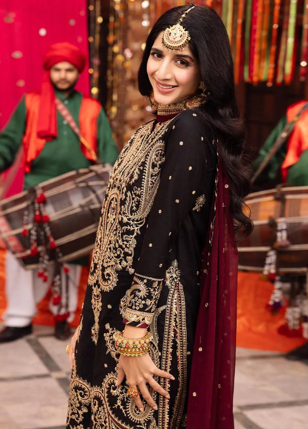 Chamak Damak by Asim Jofa Embroidered Silk Unstitched Suit 3 Piece AJ24CD AJCD-03 - Festive Collection