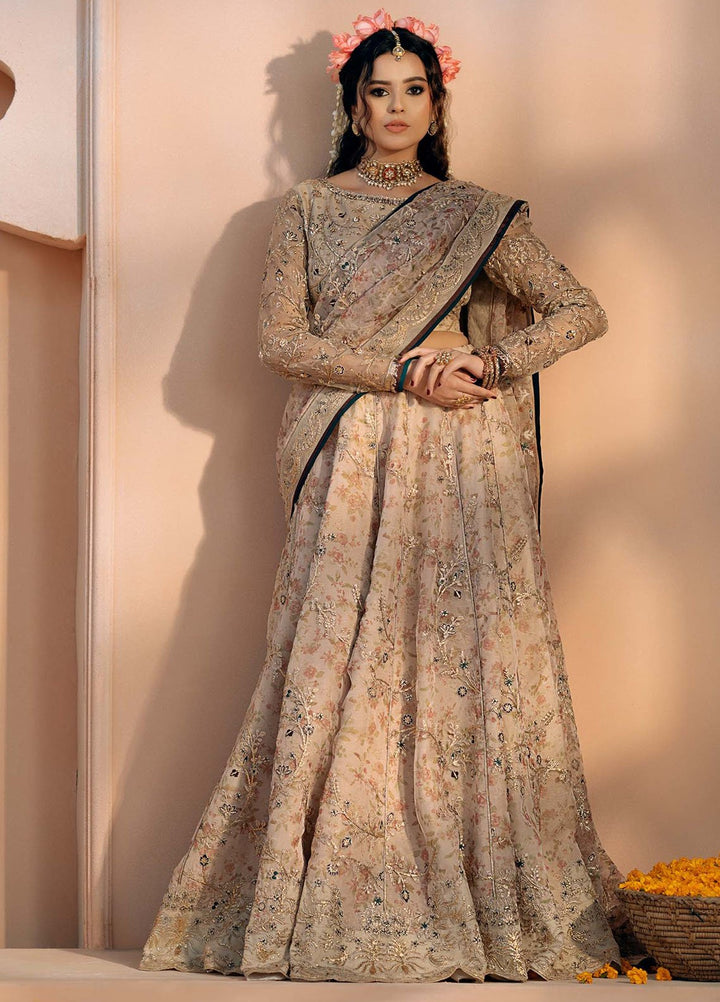 Chamak Dhamak by Fozia Khalid Pret Embelished Organza 3 Piece Suit FK-9001 Rasam