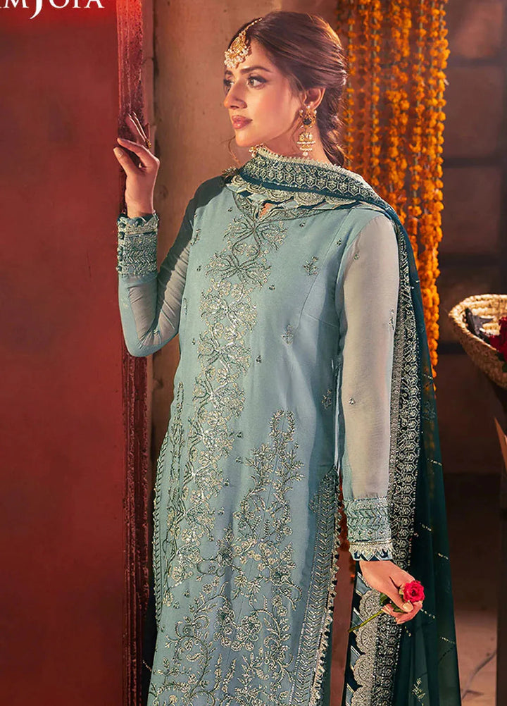 Chamkeeli By Asim Jofa Embroidered Chiffon Suit Unstitched 3 Piece AJ24CF AJKK-17 - Festive Collection