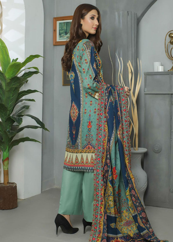 Chanbali by Ruqayyah Embroidered Cotton Suits Unstitched 3 Piece RQY22C 02 - Winter Collection