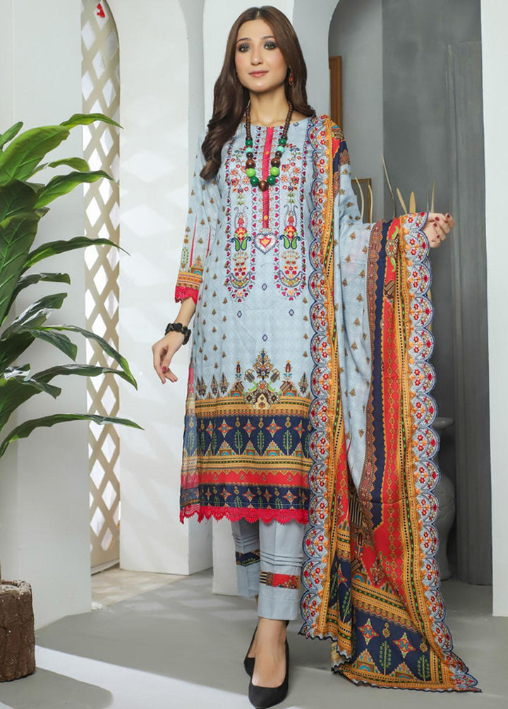 Chanbali by Ruqayyah Embroidered Cotton Suits Unstitched 3 Piece RQY22C 03 - Winter Collection