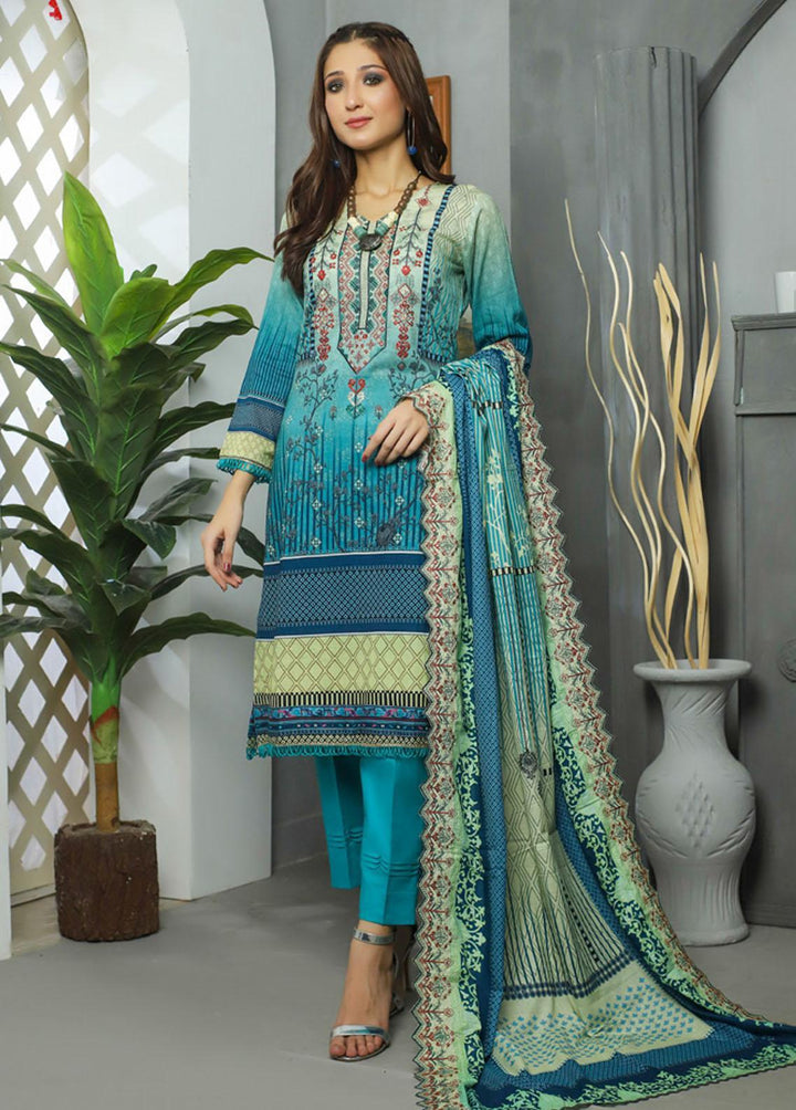 Chanbali by Ruqayyah Embroidered Cotton Suits Unstitched 3 Piece RQY22C 05 - Winter Collection
