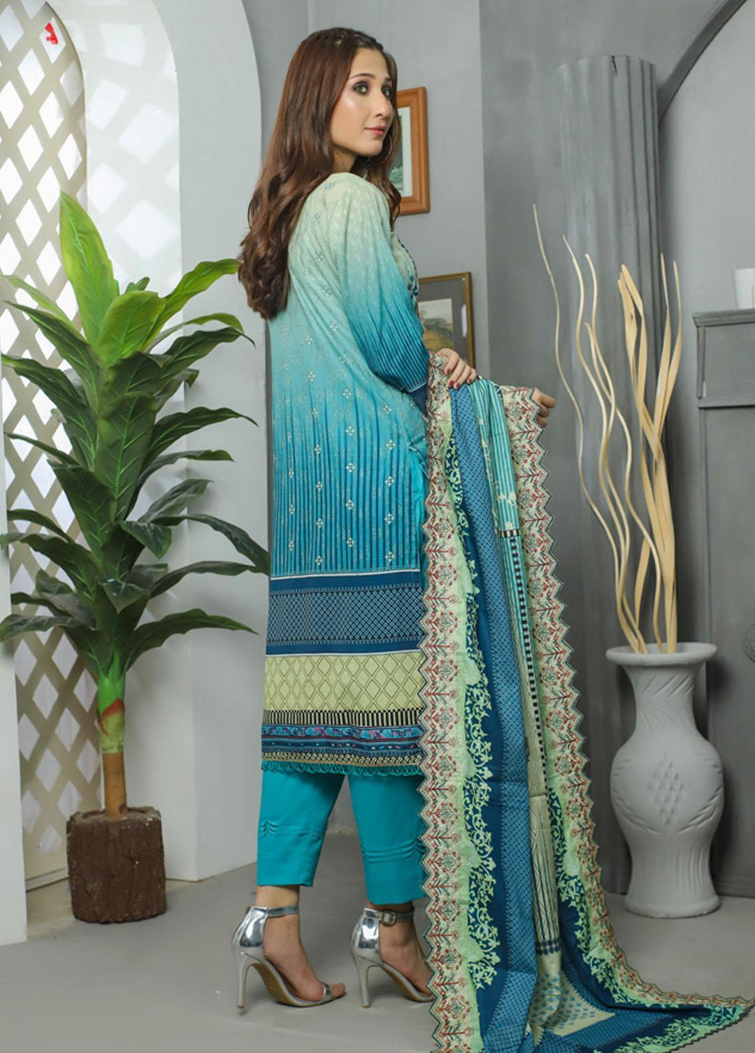 Chanbali by Ruqayyah Embroidered Cotton Suits Unstitched 3 Piece RQY22C 05 - Winter Collection