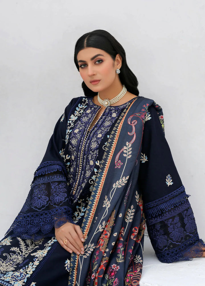 Chandan Nagri Pret Embroidered Khaddar 3 Piece Suit Muse