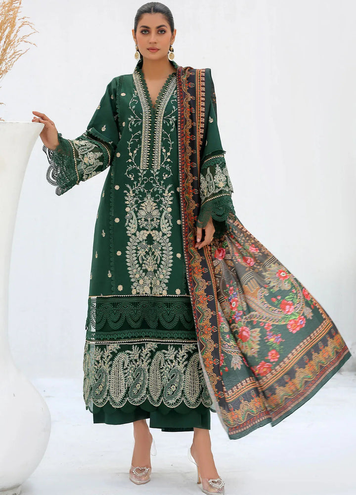 Chandan Nagri Pret Embroidered Khaddar 3 Piece Suit Nora