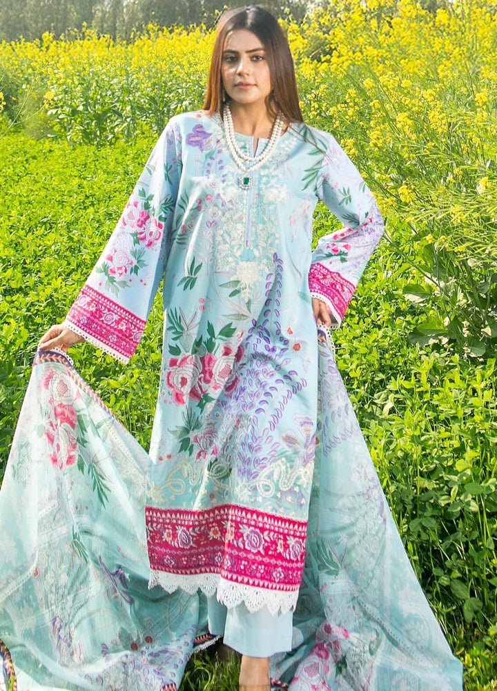 Chandan Nagri Pret Embroidered Lawn 3 Piece Suit Daisy