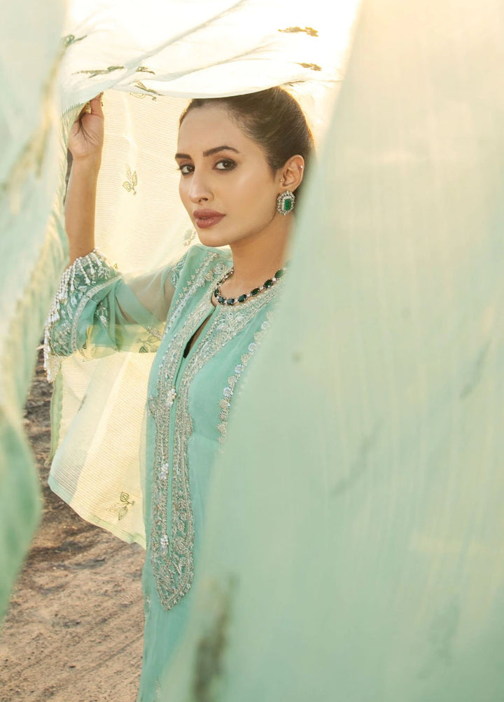Chandan Nagri Pret Embroidered Lawn 3 Piece Suit Eva